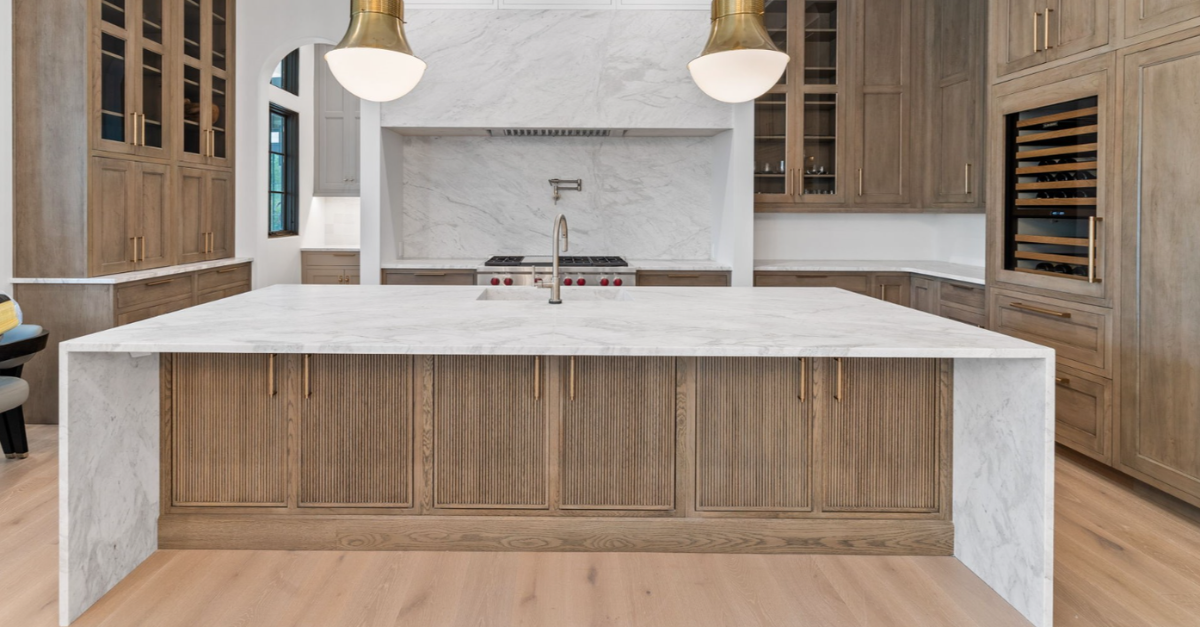 Kitchen with Inset Cabinets