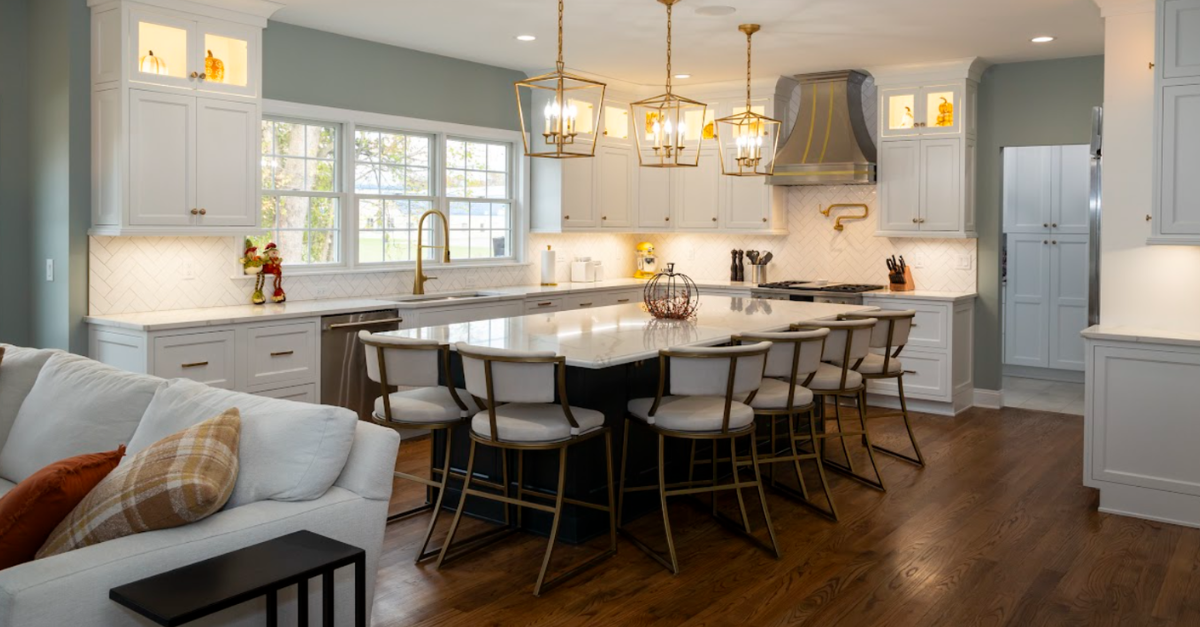 Kitchen with Inset Cabinets